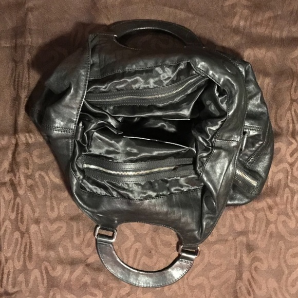 DKNY Black Leather Hobo Bag - Picture 4 of 4